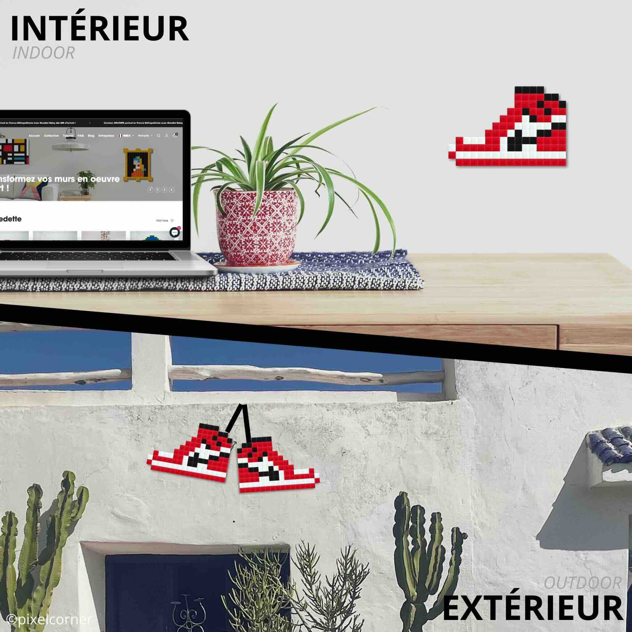 La Sneaker(s) - Art kit mosaïque Pixel Corner
